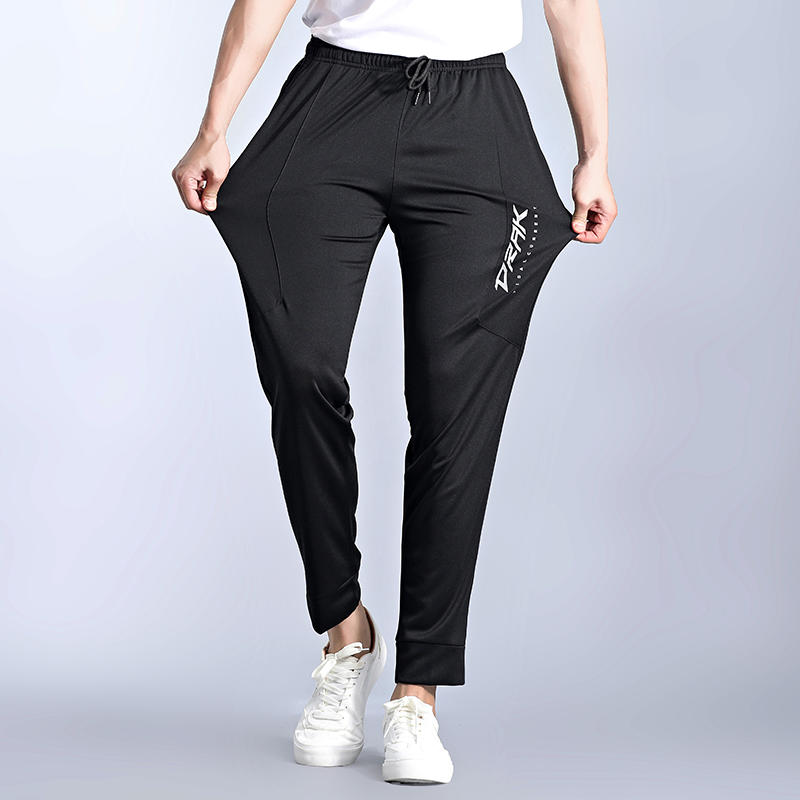 秋冬长裤夜跑反光条纹百搭宽松休闲运动舒适健身房跑步训练速干裤