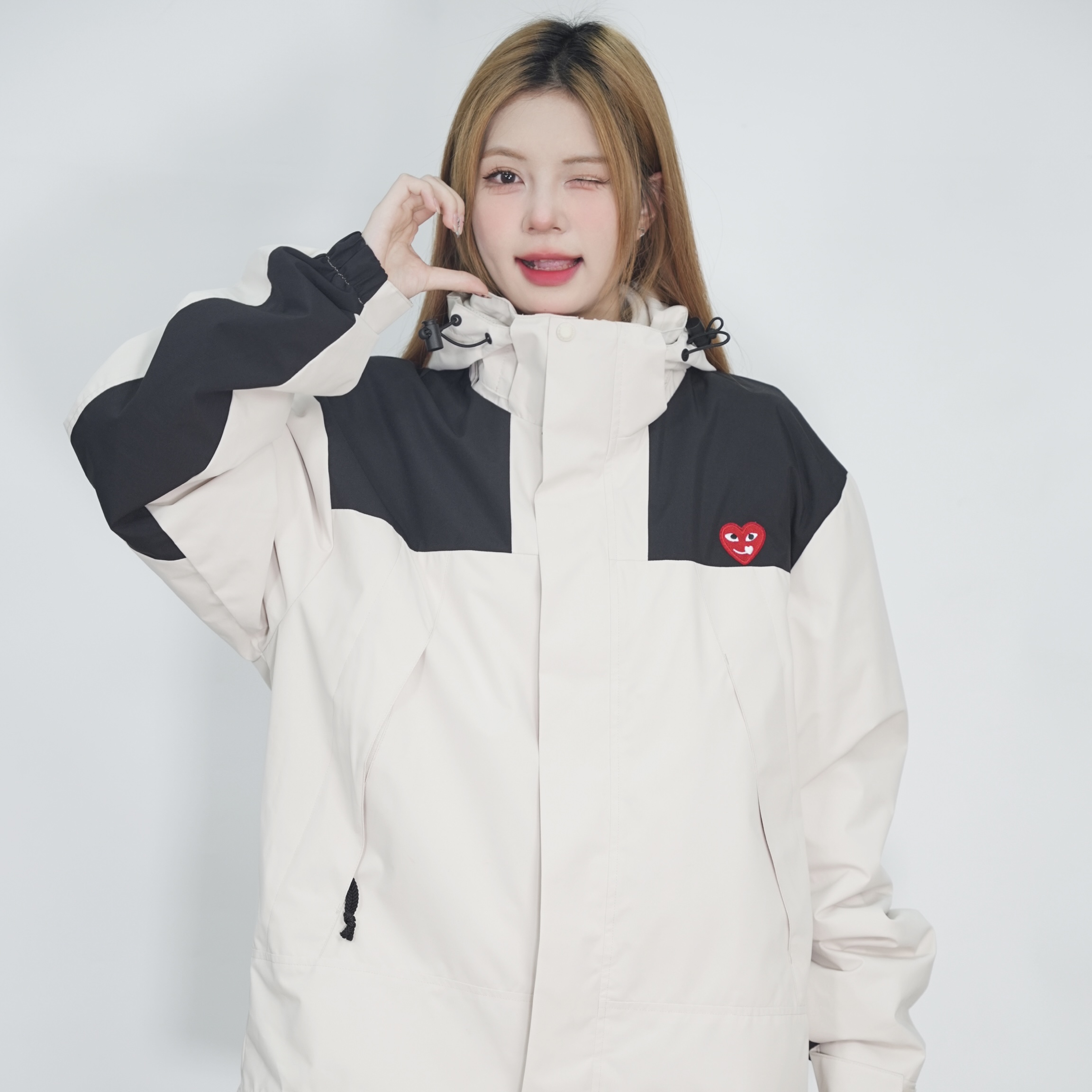 潮流休闲百搭三合一可拆卸加绒内胆登山服防风防水情侣款户外运动