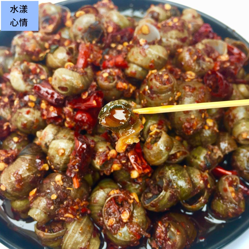 香辣炒田螺即食每罐可选麻辣螺蛳肉小吃零食海鲜熟食饱满肉质美味