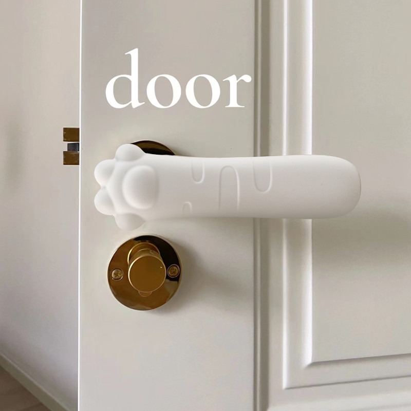 硅胶门把手保护套门锁拉手防撞防磕碰防盗门窗户保护静音防滑护套