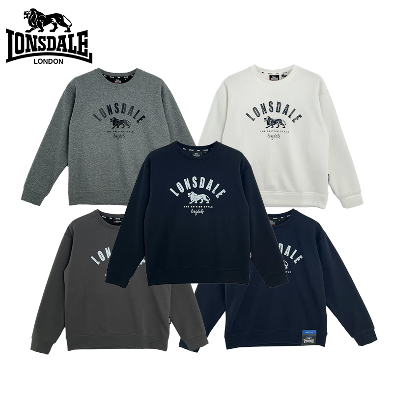 LONSDALE/龙狮戴尔简约百搭时尚宽松圆领卫衣 F005-22ATWL1013
