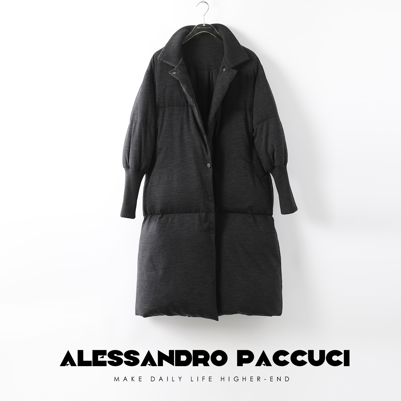 Alessandro Paccuci洛哥23340X美利奴羊毛 jils* 90白鹅绒羽绒服