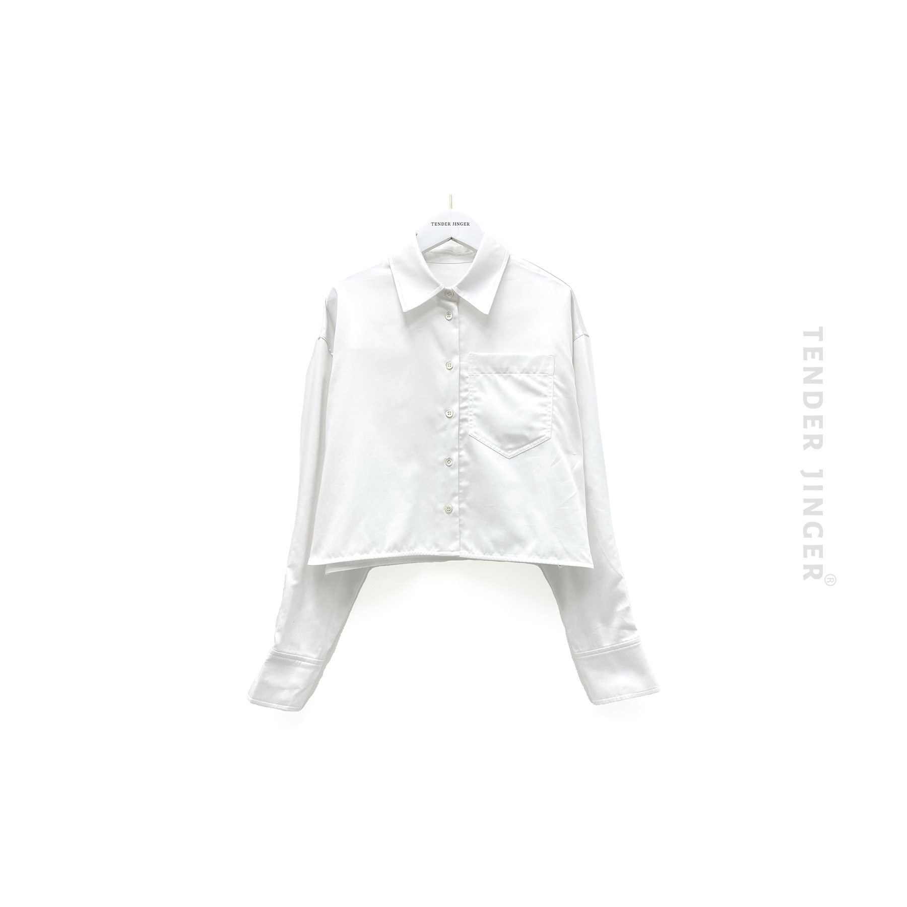 Tender Jinger【专柜】休闲短款衬衫 T2304BLQ351Q气质