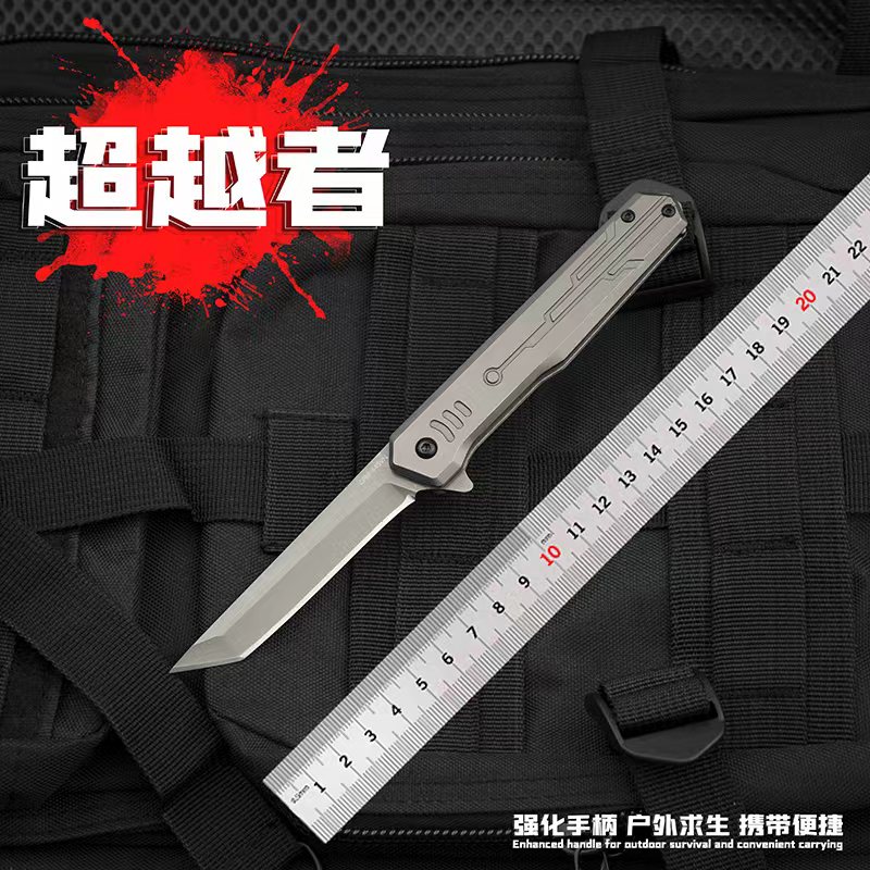 精品高硬度制作折叠刀多功能小折刀便携破窗小刀水果刀野外小刀
