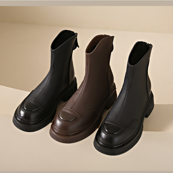 2023秋冬季新品时尚休闲百搭瘦瘦靴潮流英伦风保暖女靴1083//JJX