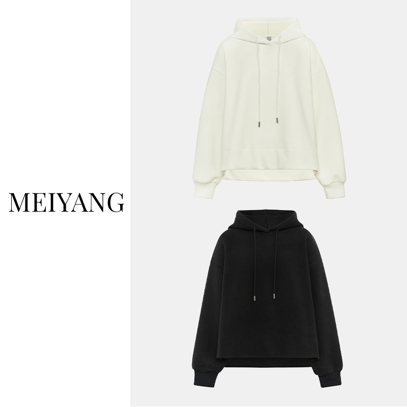 【现货】美洋MEIYANG 慕斯奶芙卫衣 加厚蓄热仿羊绒_连帽连帽外套