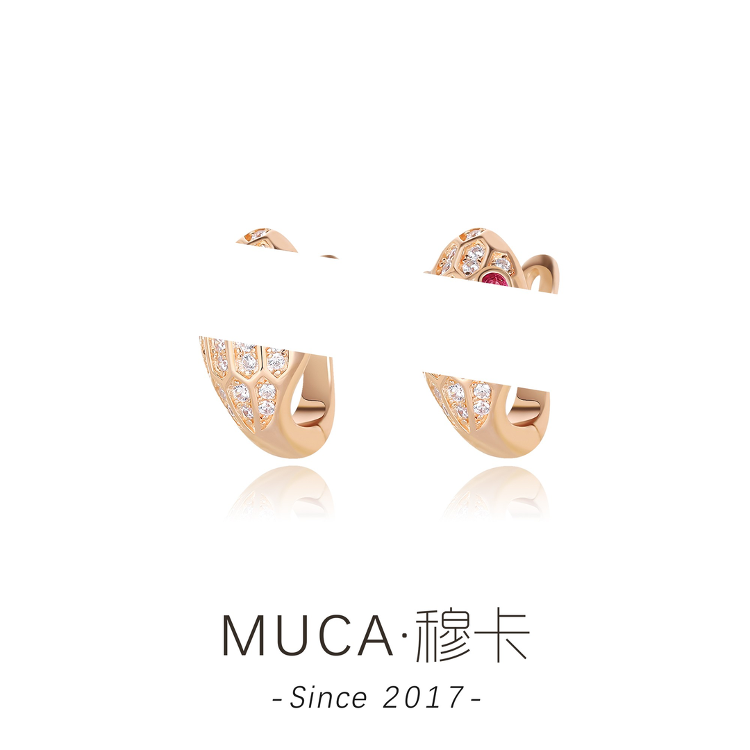 蛇蛇气质轻奢时尚女耳钉X659