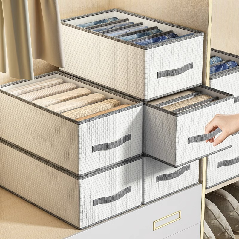 家用衣柜分层隔板收纳神器抽屉式衣物整理置物架卧室宿舍衣橱收纳