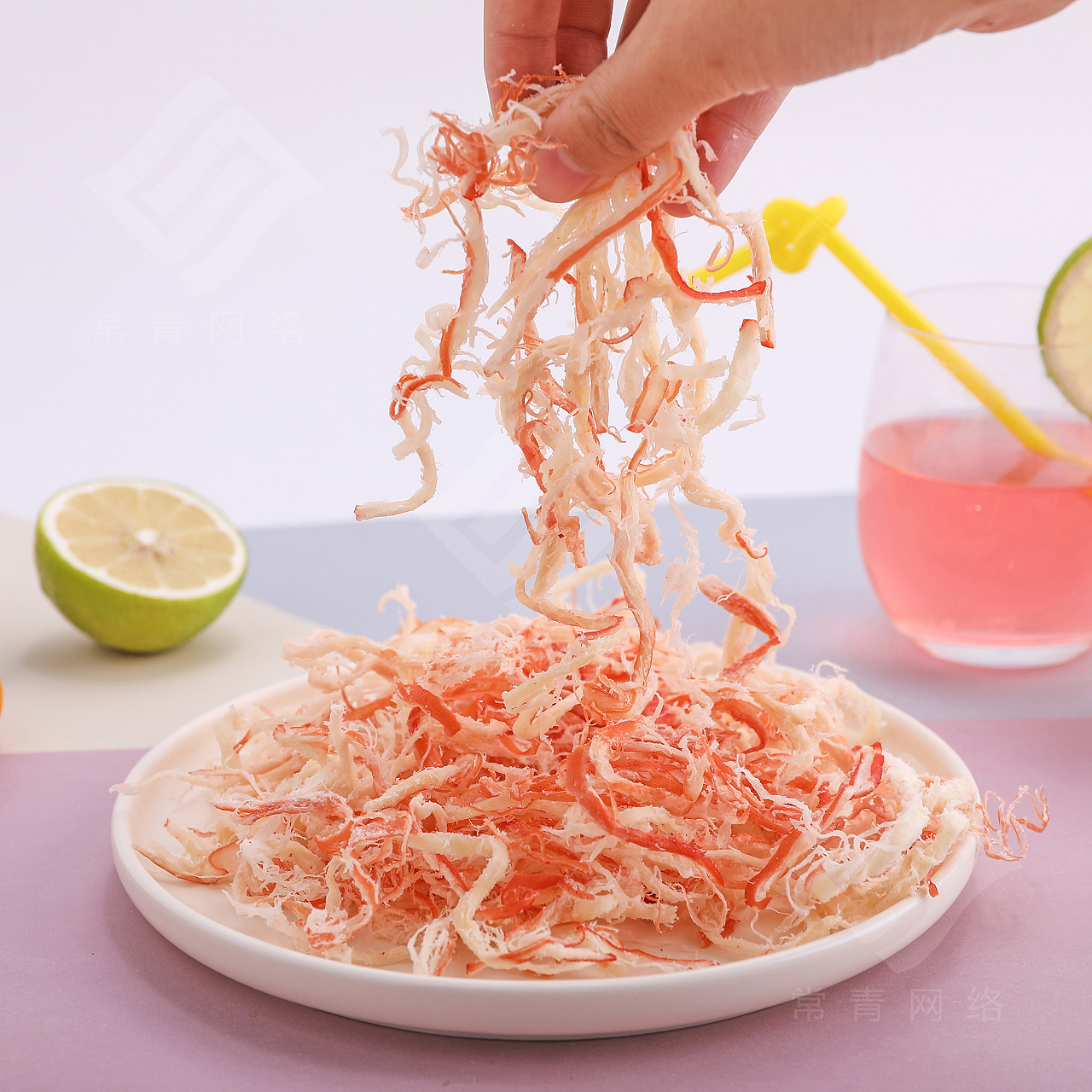 鱿鱼丝美味解馋零食250~500克即食鱿鱼丝手工手撕鱿鱼丝