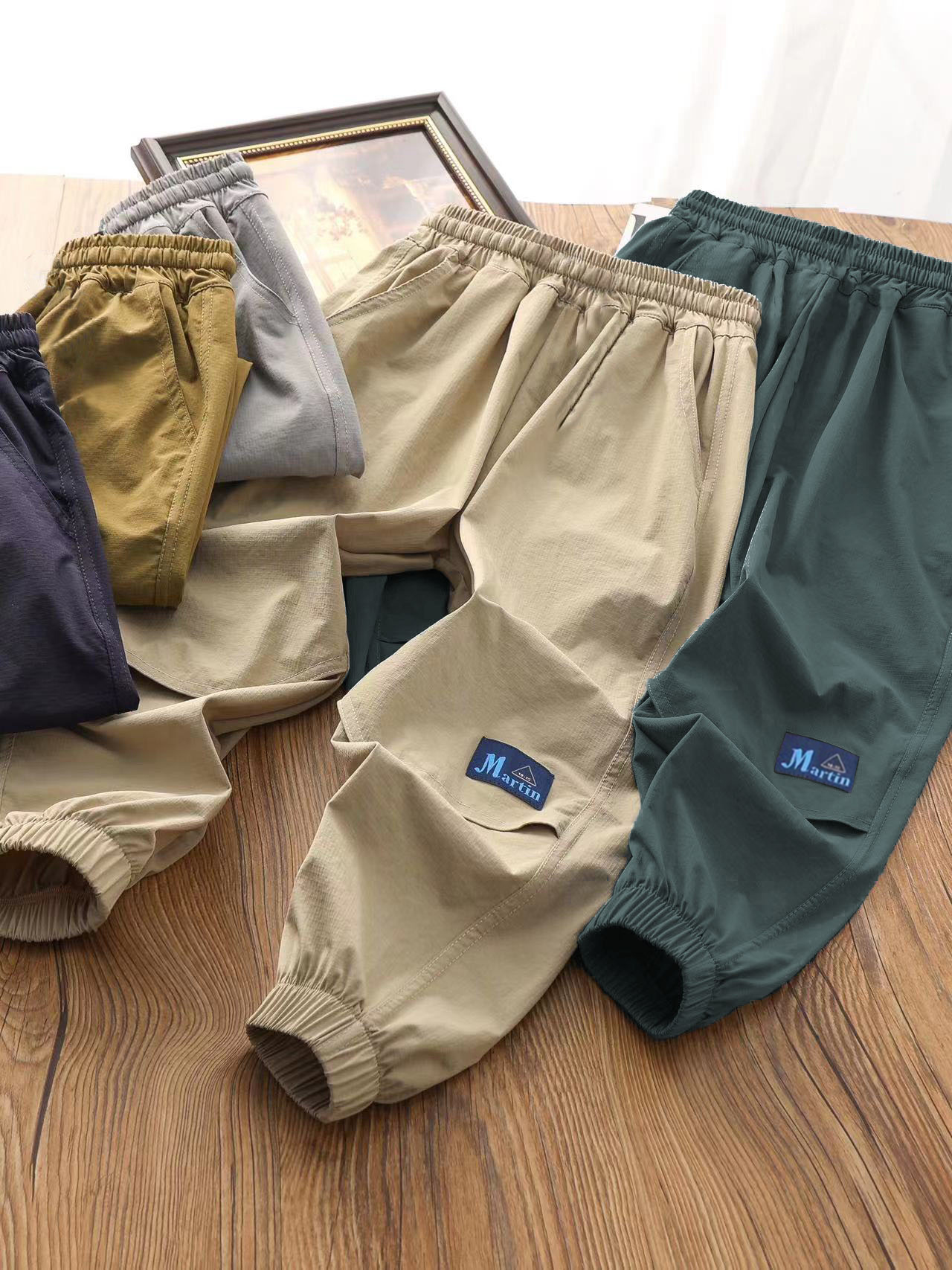 【高弹速干裤】2024夏季新款儿童薄款休闲裤童装百搭防蚊裤时尚长裤