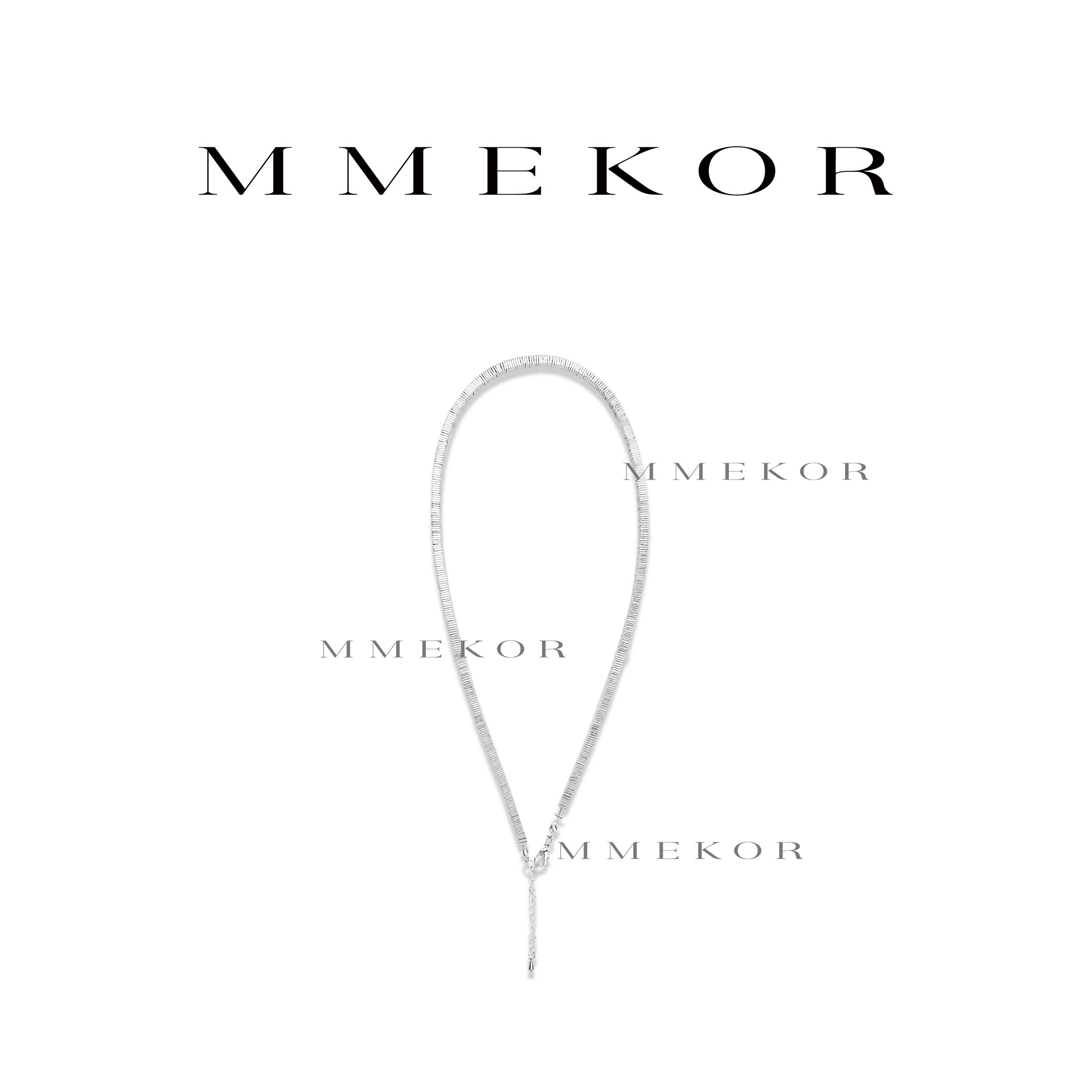 合金项链 MMEKOR 德里时尚蛇骨链 24666     小众锁骨链