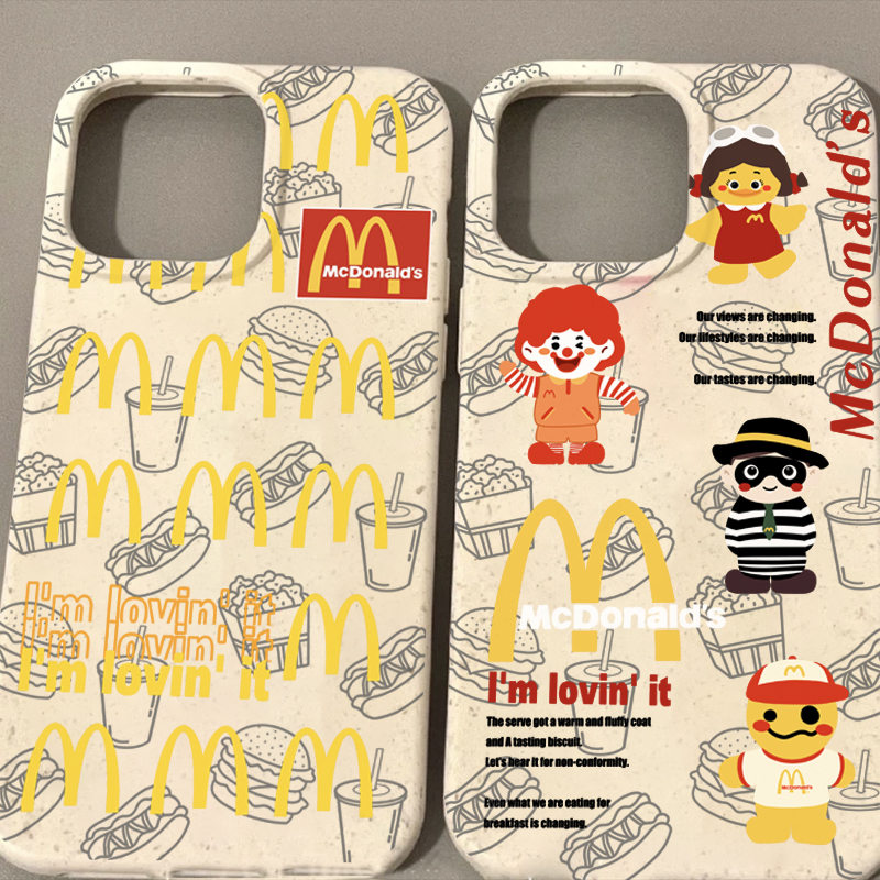 ins满屏M记小人iPhone14手机壳苹果13promax小众12/11趣味xr女78p