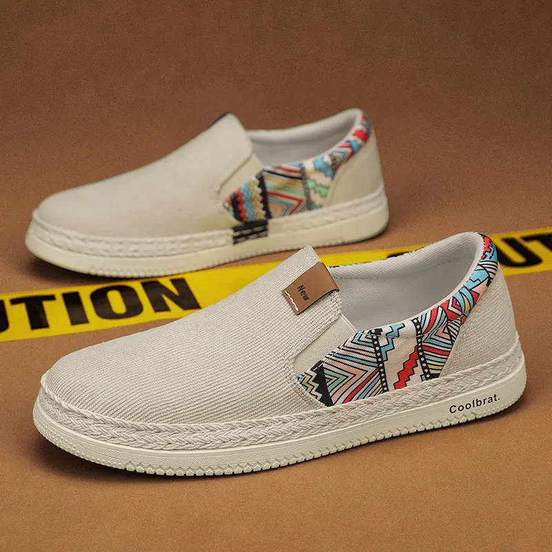 回力瑞帆布鞋2024新款春夏季男鞋透气一脚蹬休闲布鞋薄款鞋男潮鞋