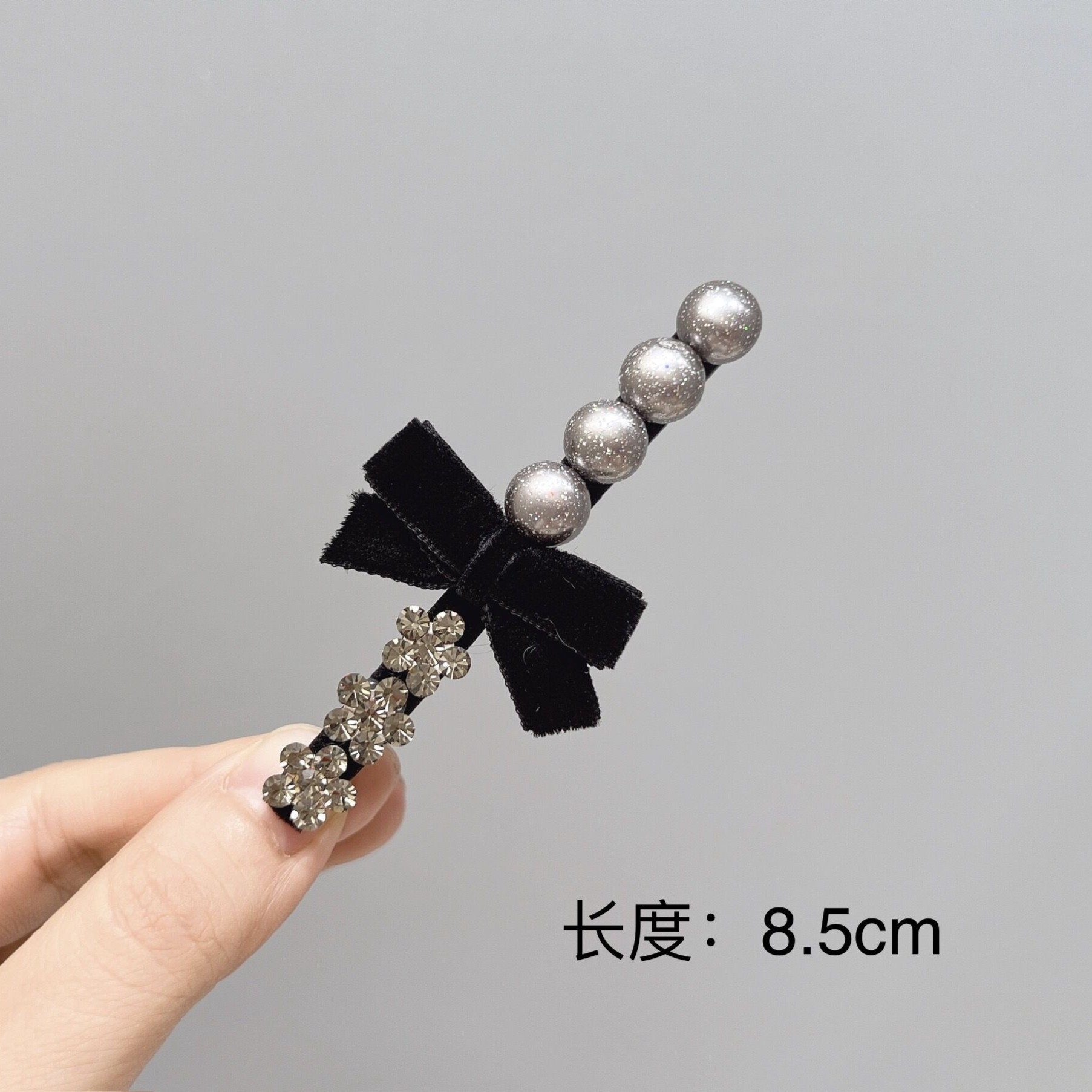 F-647韩版时尚轻奢大号刘海碎发鸭嘴夹