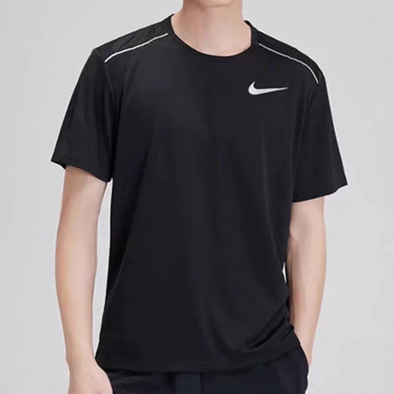 Nike/耐克男子春夏运动跑步训练速干透气圆领T恤短袖AJ7566-010