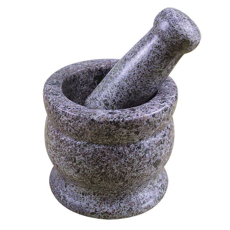 家用石头蒜臼子捣蒜器蒜蓉蒜泥器捣碎研磨擂钵石臼蒜臼手动砸蒜罐