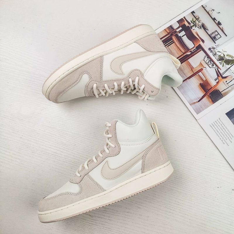 NIKE/耐克女鞋COURT BOROUGH MID高帮复古运动休闲板鞋