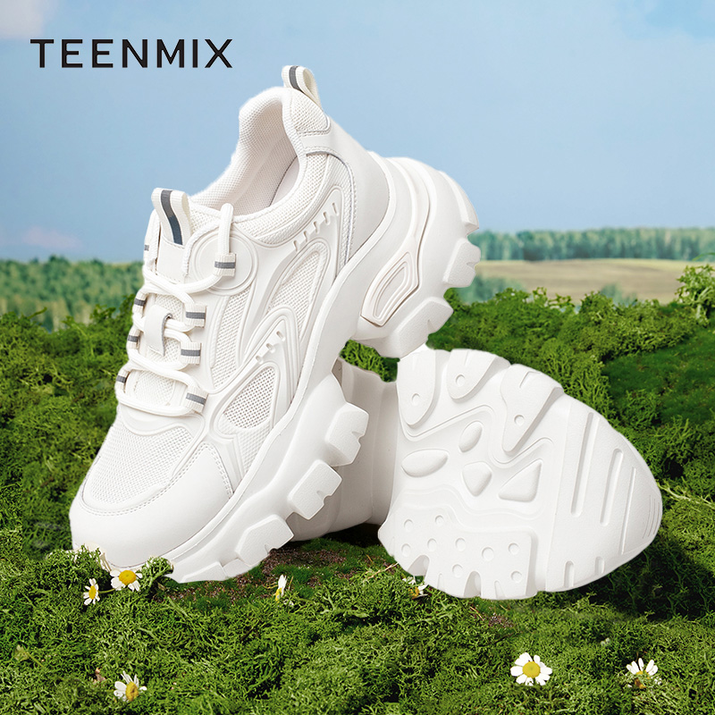 【巨轻透气老爹鞋】天美意新商场同款运动老爹鞋女运动鞋BC881AM2