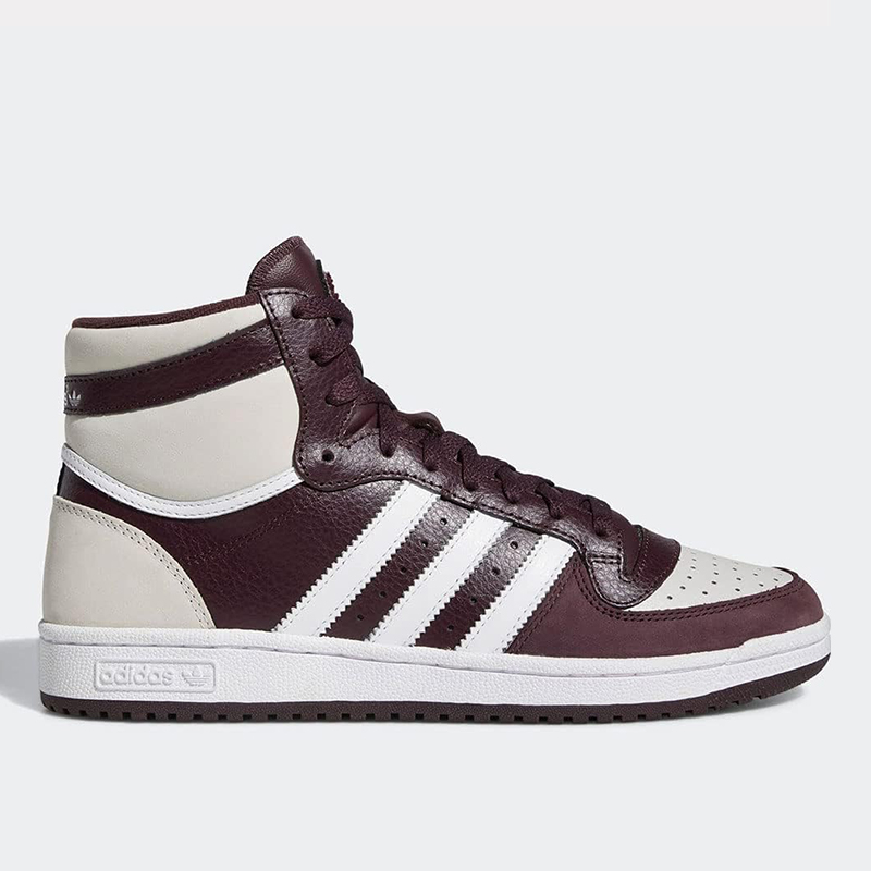 Adidas阿迪达斯TOP TEN三叶草男女运动休闲高帮耐磨板鞋 FZ6019