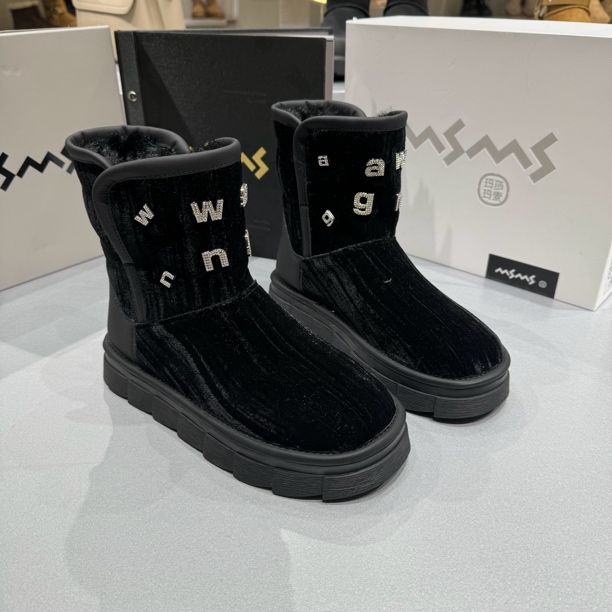 MSMS/MSMS/玛莎玛索秋冬雪地靴时尚女鞋加绒加厚保暖