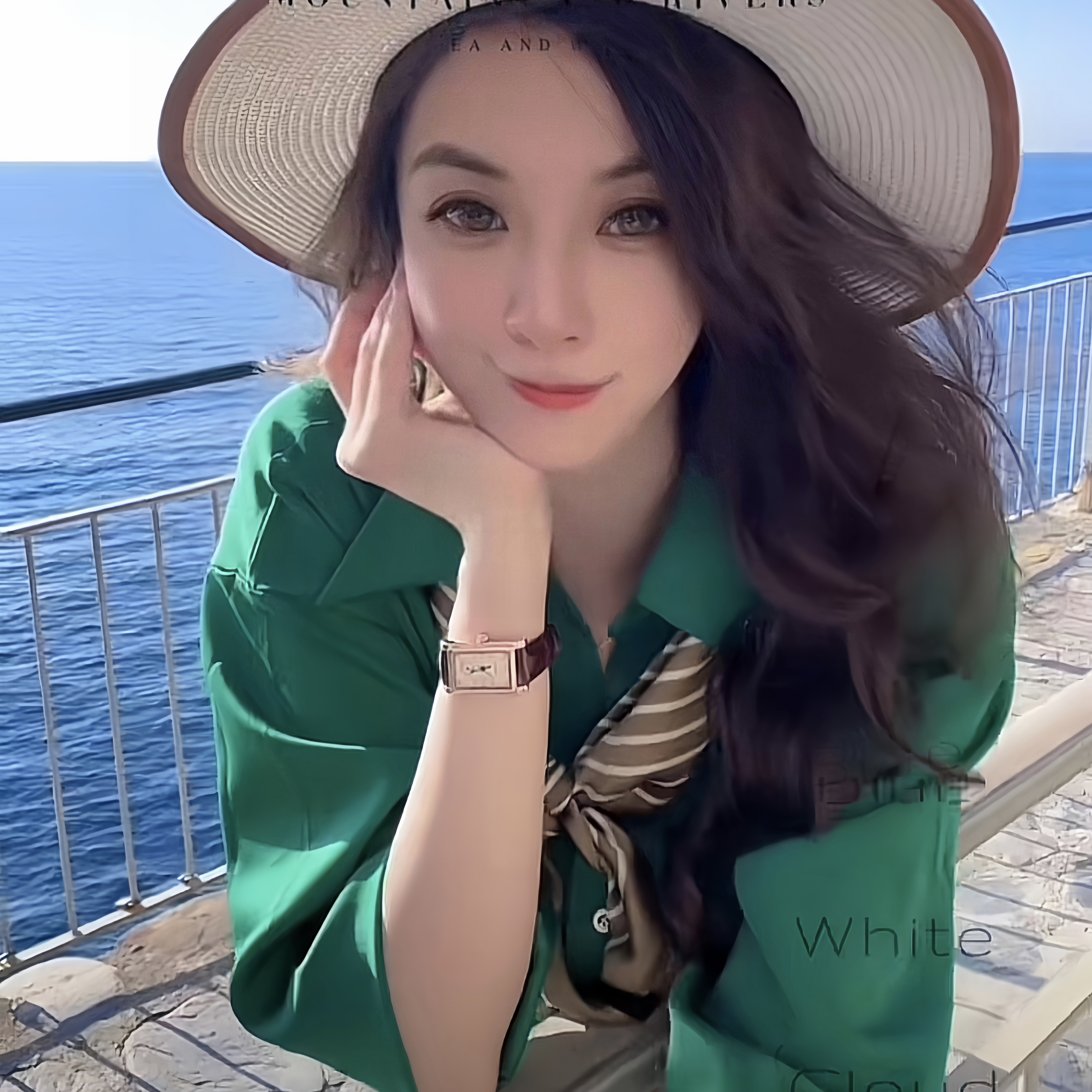 SEJI/瑟纪6.26琉璃画卷淑媛气质衬衫