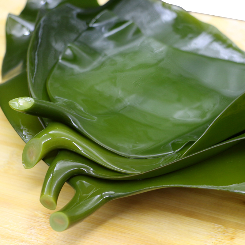 盐渍海带头新鲜厚片荣成特海白菜级海带片丝根火锅半干货笋0g