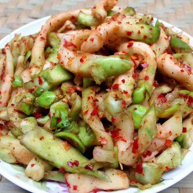 川麻辣儿菜咸菜新鲜榨菜下饭菜宜宾大头菜丝菱角菜干农家泡菜笋0g