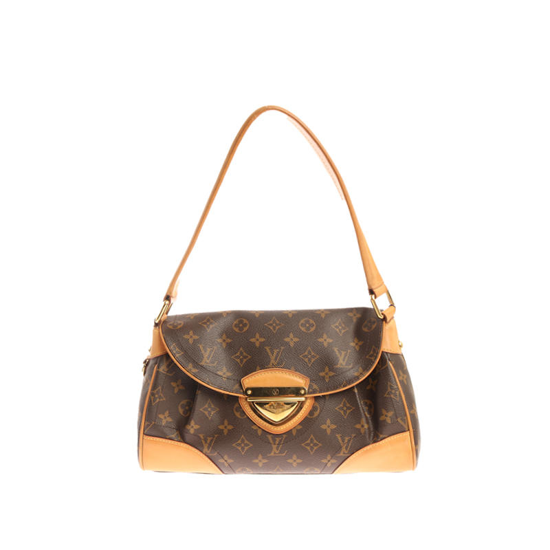 胖虎美王/路易威登/9新/公价13800/拼色帆布拼皮/单肩包/07130028