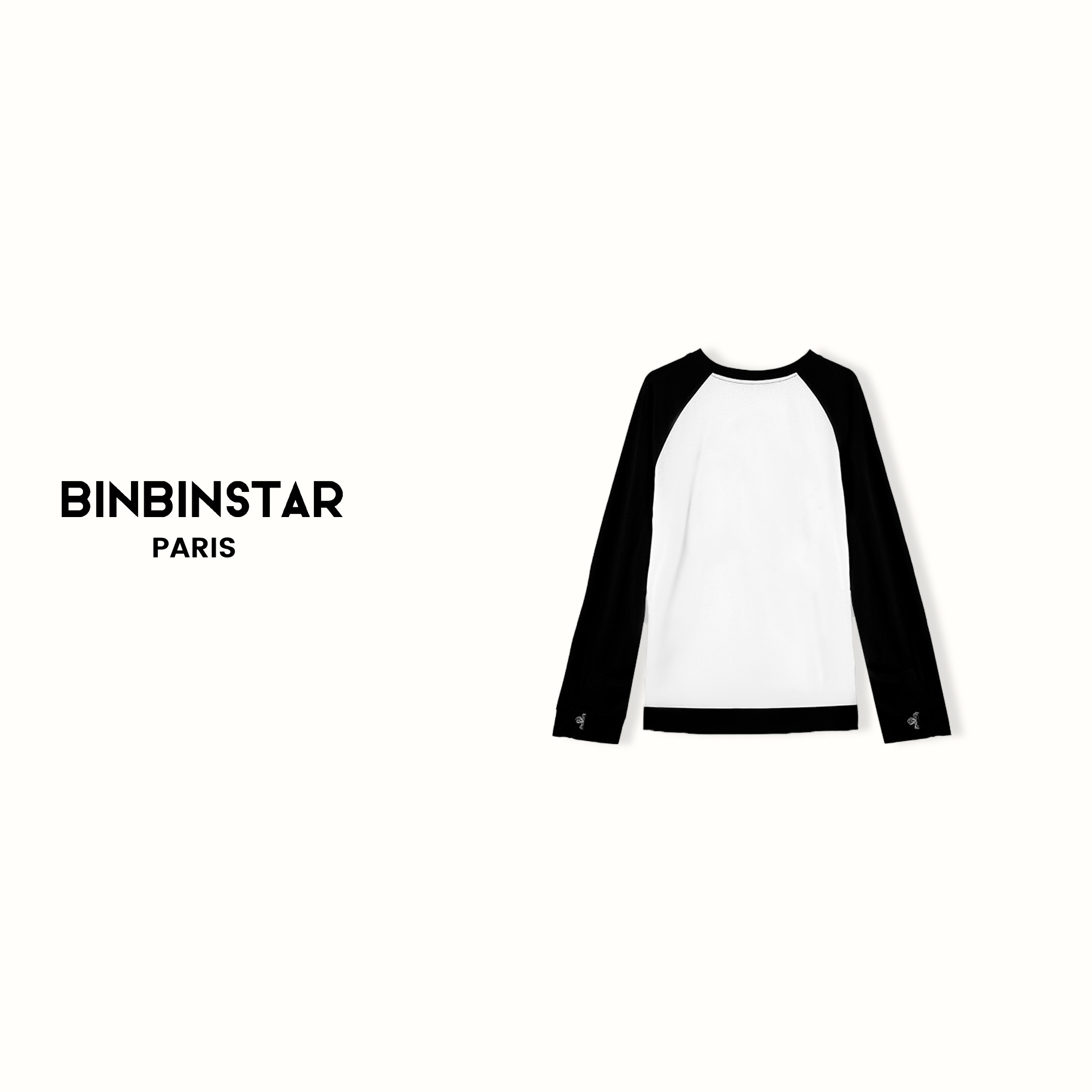 BIN&【长袖巧克力】男女款圆领长袖打底衫宽松休闲百搭时尚