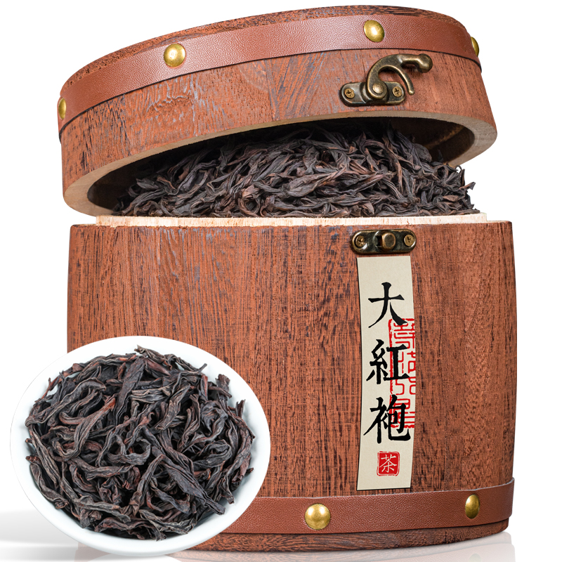 福茗源 大红袍茶叶 新茶岩韵花香耐泡高山乌龙茶好茶精美木桶装