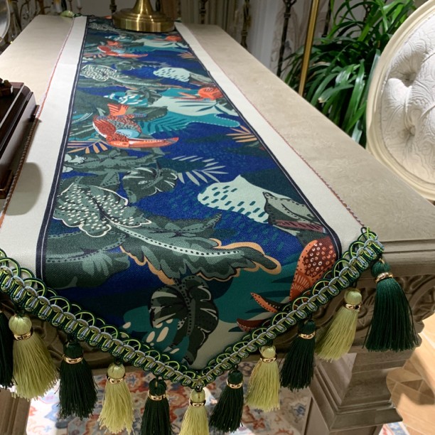 美式中式复古经典桌旗