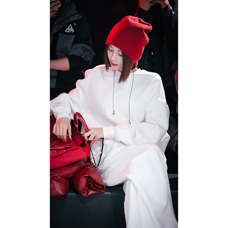 【花粉专享】【氧气感大白套装】简约清爽白色圆领卫衣休闲裤套装