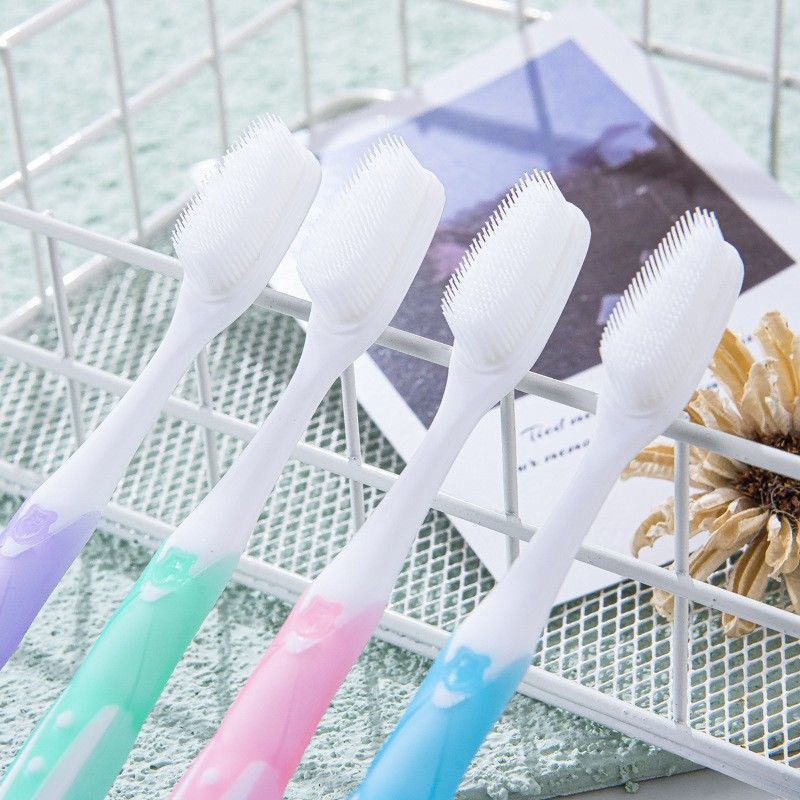 纳米牙刷软毛成人家用独立包装超细抗菌款情侣学生旅游牙刷柔软