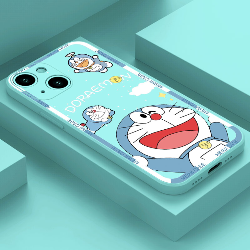【苹果/华为/oppo/vivo/小米】直彩卡通叮当猫可爱软13pro手机壳