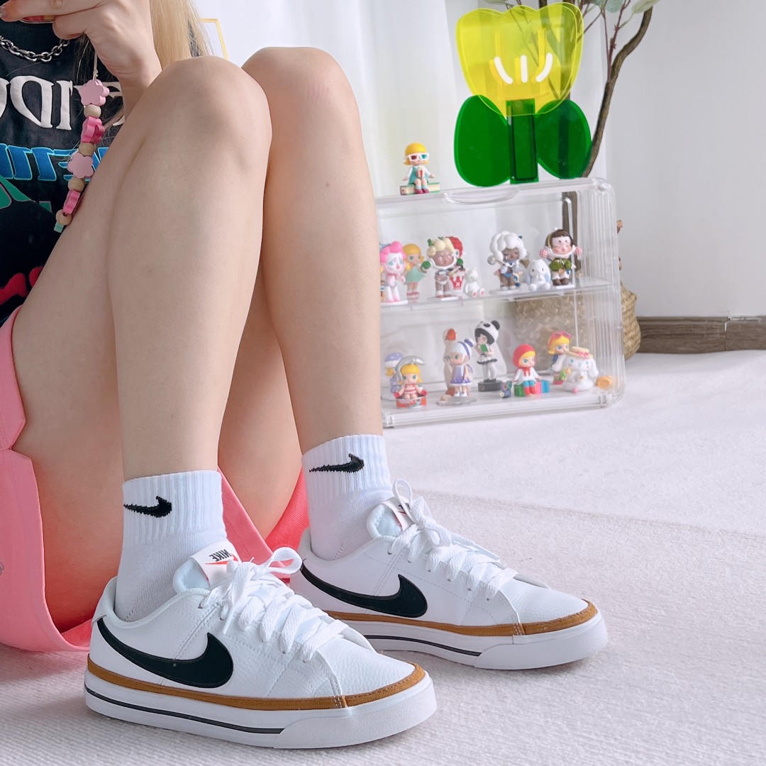 Nike耐克COURT LEGACY女子低帮白色运动板鞋CU4149-102瑕疵38码