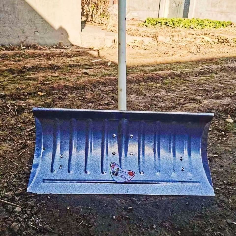 美淇    雪锹推铲子全钢推雪板戴轮扫雪除雪工具