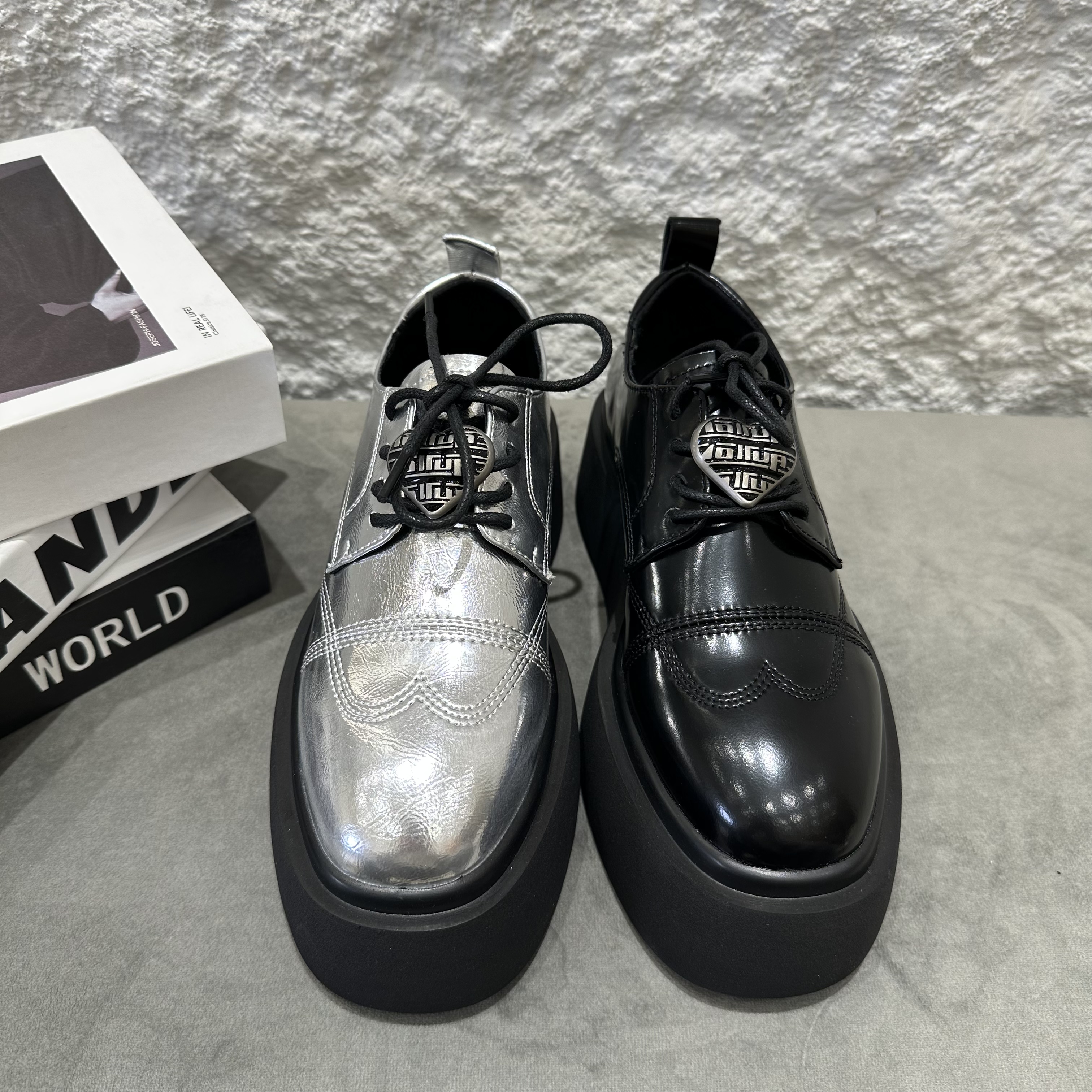 【澳门轻奢粉丝专属】4126-5 时尚低帮英伦厚底乐福鞋