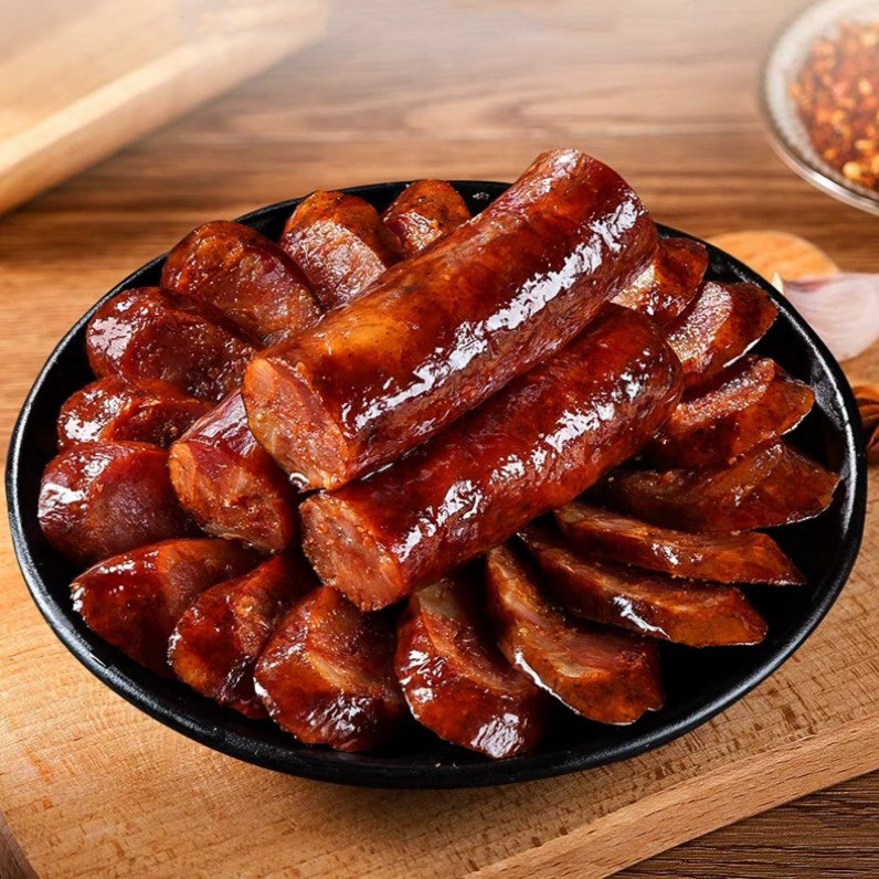 三|农家麻辣香肠腊肠500g*3袋装.