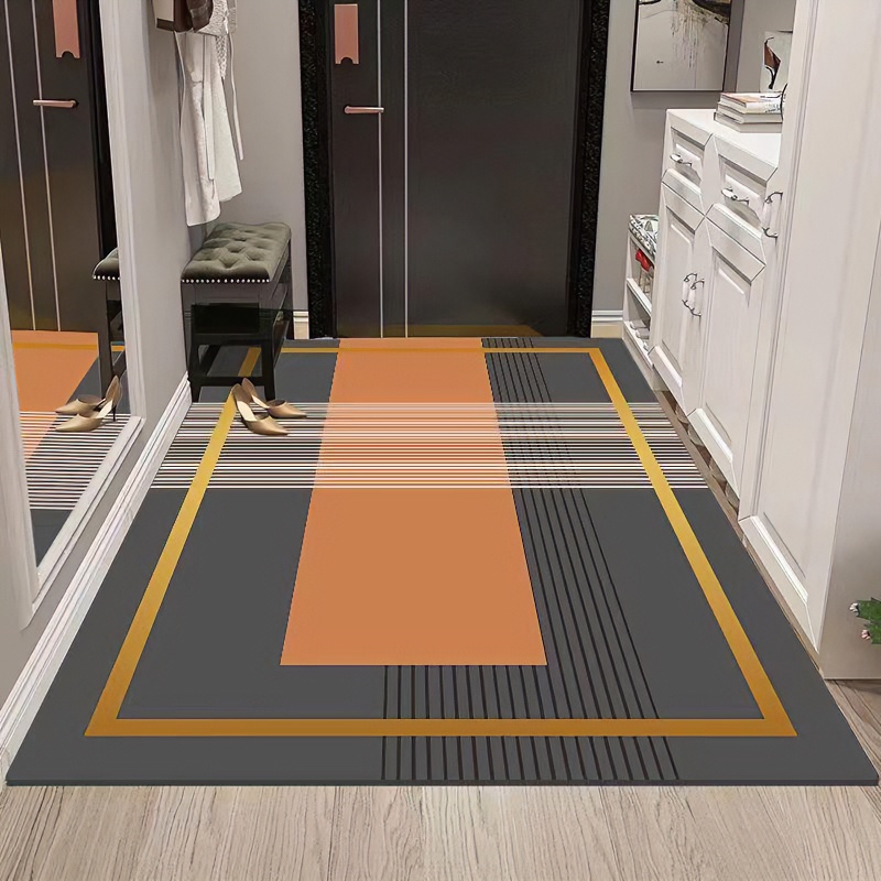 轻奢硅藻泥入户地垫门垫吸水防滑垫入门垫子玄关满铺耐脏家用门垫