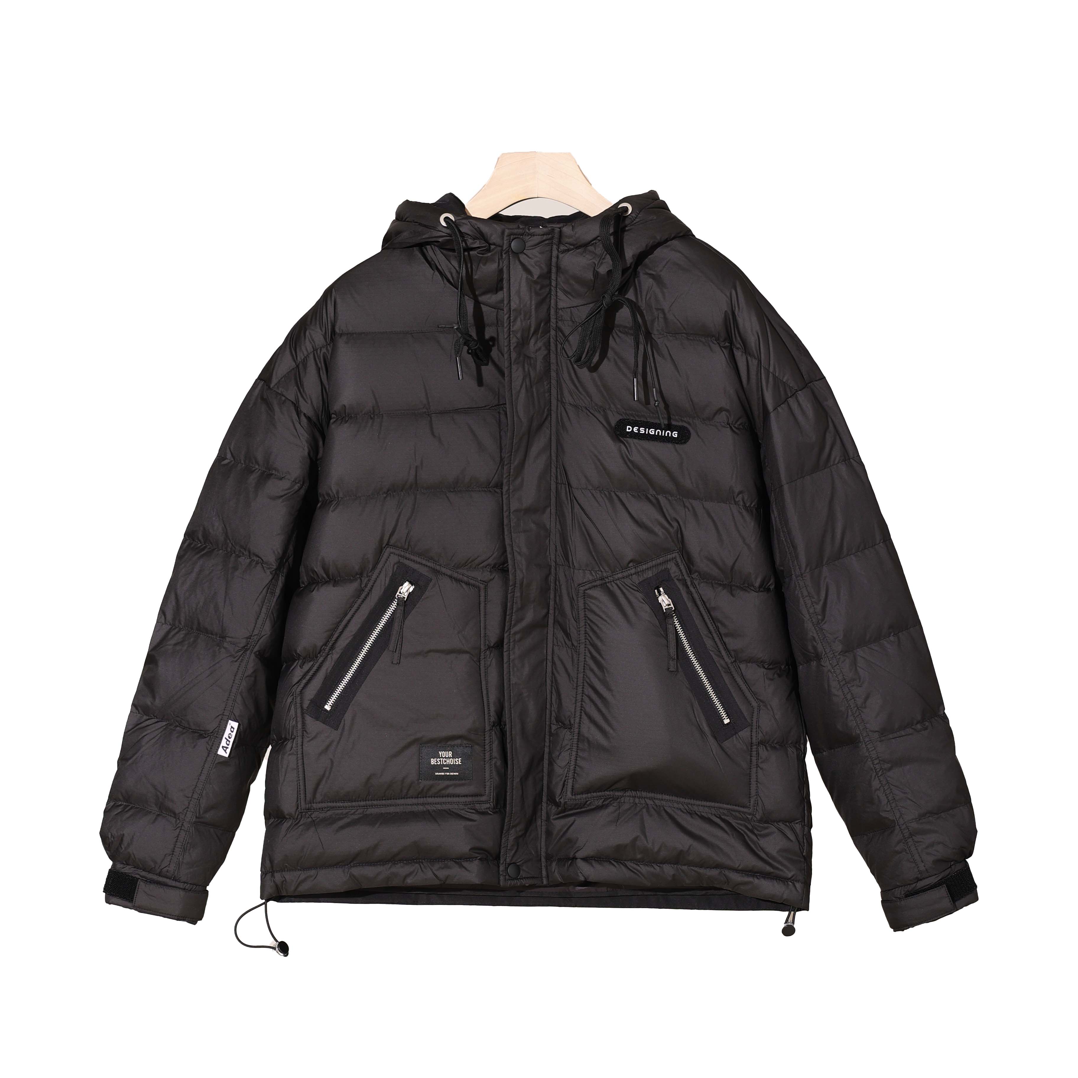 2023冬/连帽小标潮流羽绒服1633