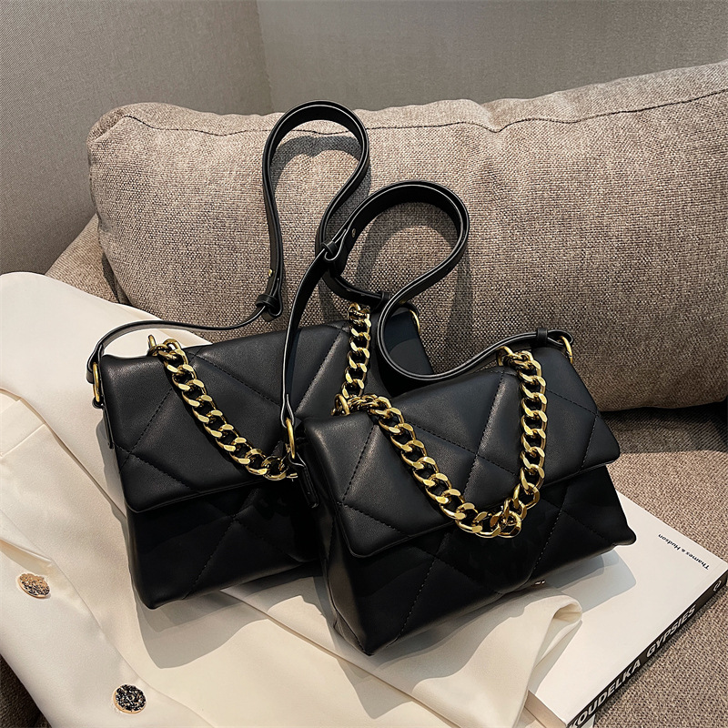 今年流行质感小方包包女秋冬2023新款潮时尚复古单肩包百搭斜挎包