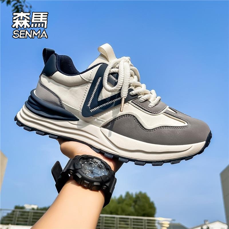 森马莆田老爹鞋男冬季2024新款增高跑步运动青少年高级感百搭休闲