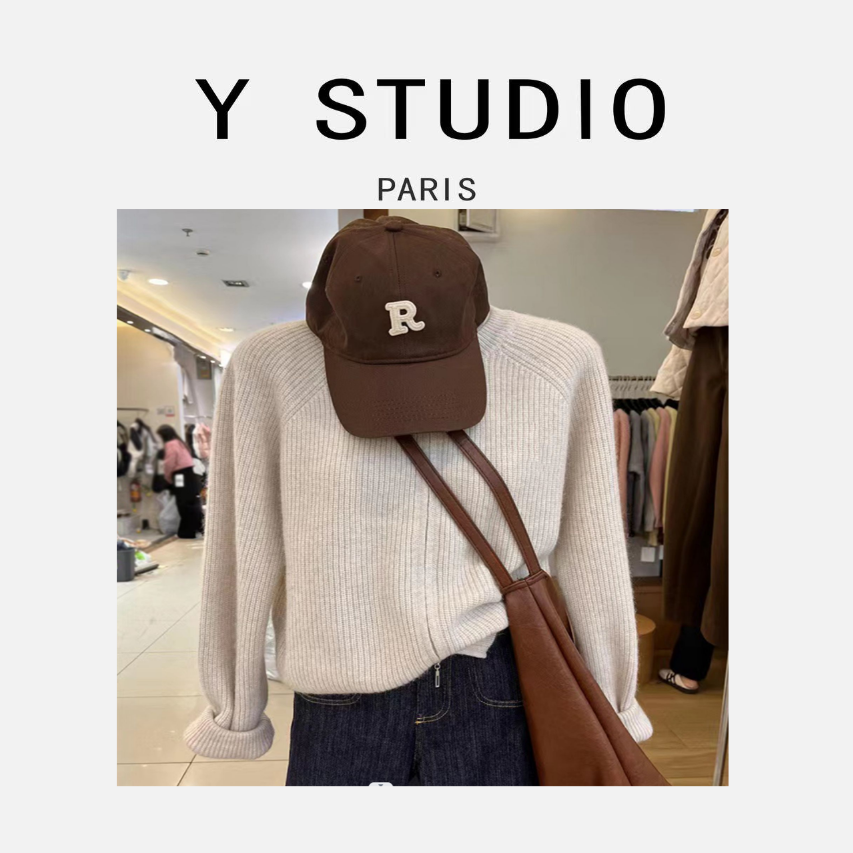 【大妮专属】2024早春时尚奢品秋季新款开衫毛衣PP026