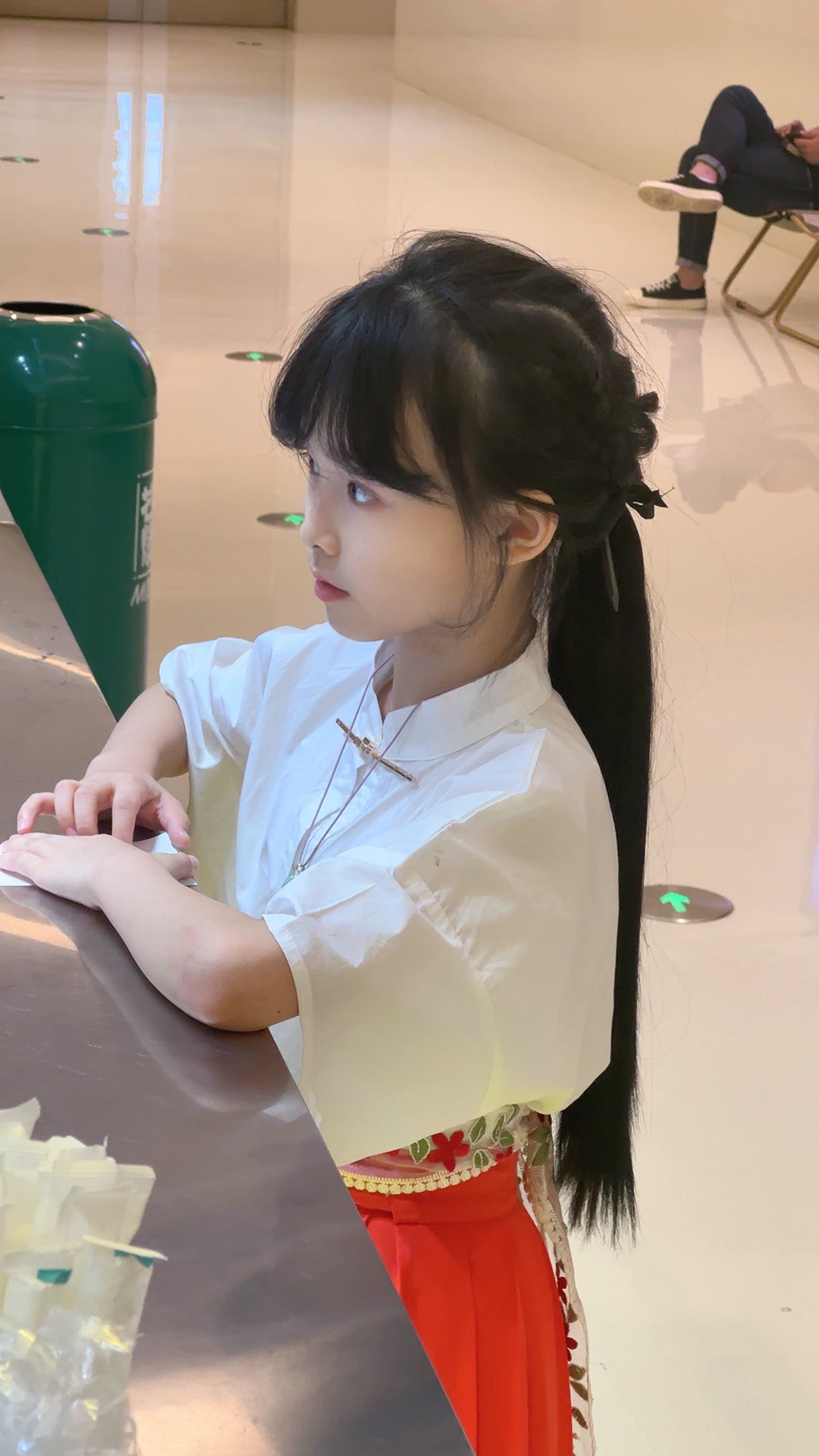 《白白粉专属》月兮花宸夏季一片式百迭裙纯色马面裙徐娇同款汉服