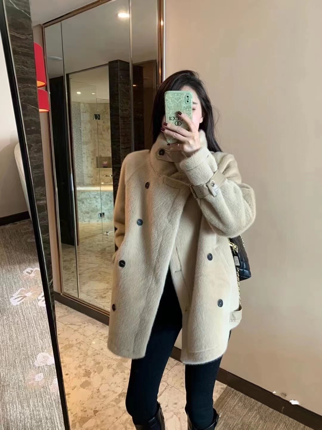 羊羔毛外套女秋冬季韩版立领加厚百搭休闲皮毛一体毛绒绒保暖大衣