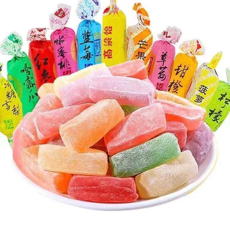 正宗高粱饴山东特产高粱饴Q弹拉丝软糖多种水果口味混合糖果年货