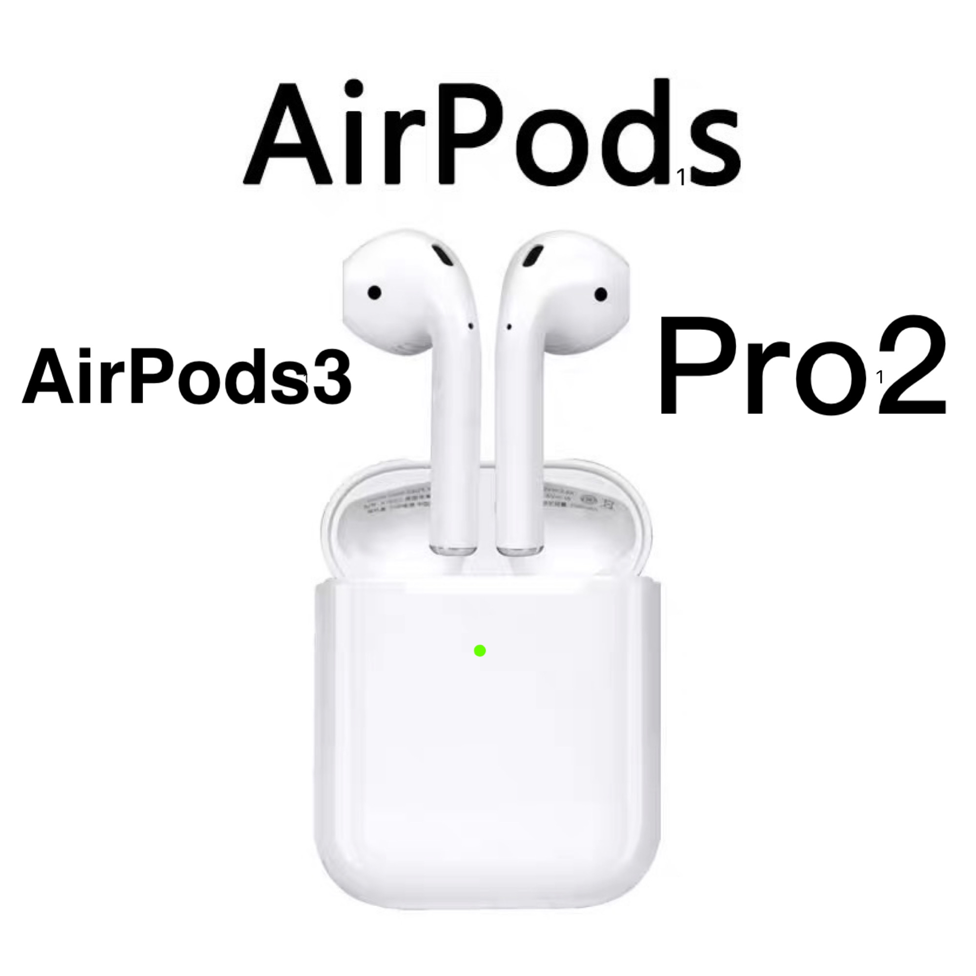 适用于苹果安卓Airpodos二代蓝牙耳机无线充电版全新未拆封ios17