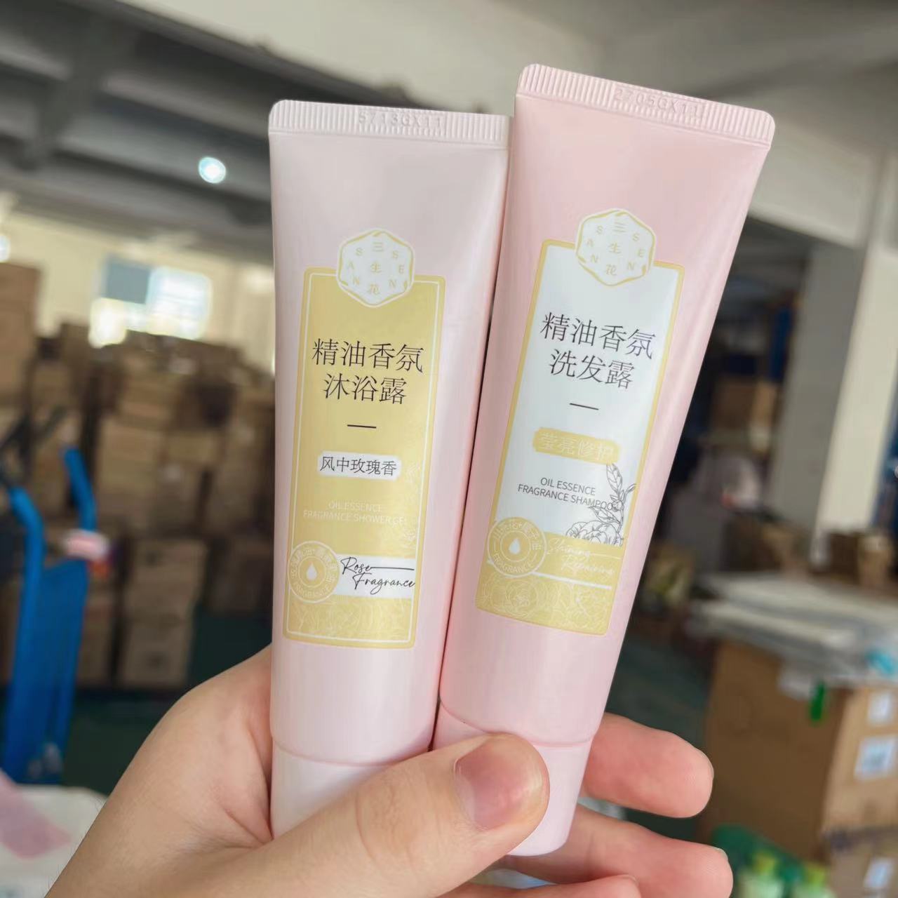 三生花精油香氛（洗沐套装）精油香氛洗发乳50ml/沐浴露