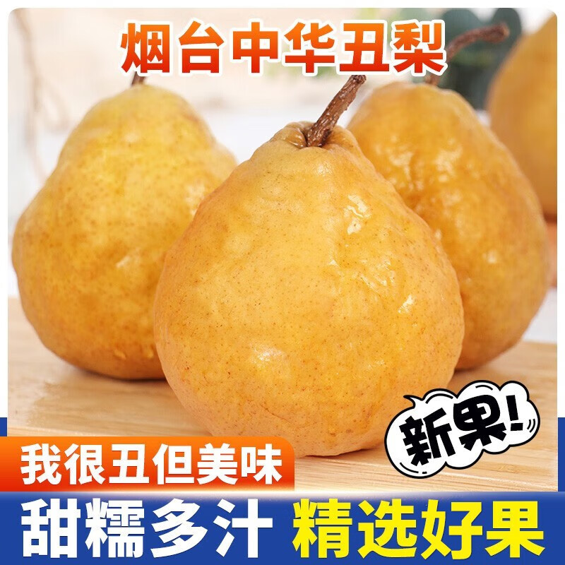 山东丑梨 4.5斤 当季新鲜水果 软糯香甜外丑内甜