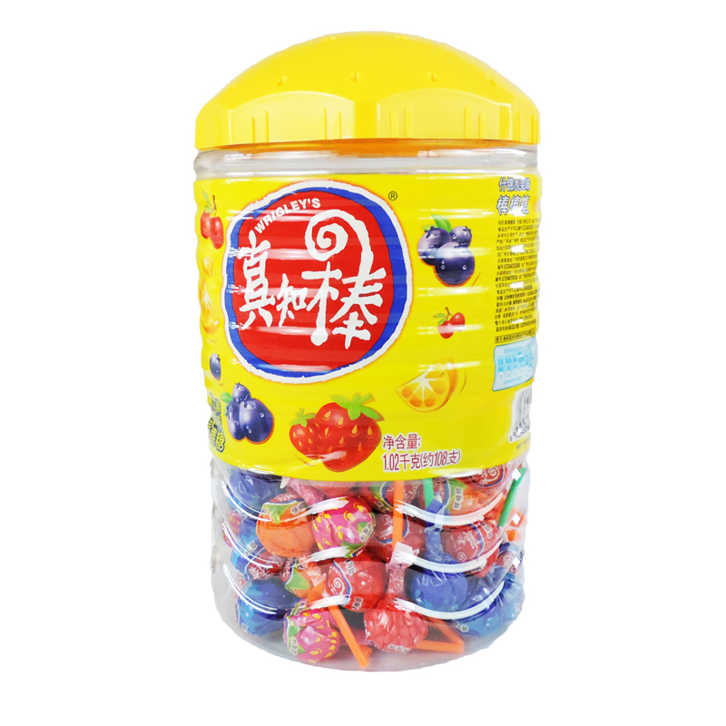 真知棒棒棒糖花束高颜值荔枝蓝莓硬糖节糖果零食礼笋0g